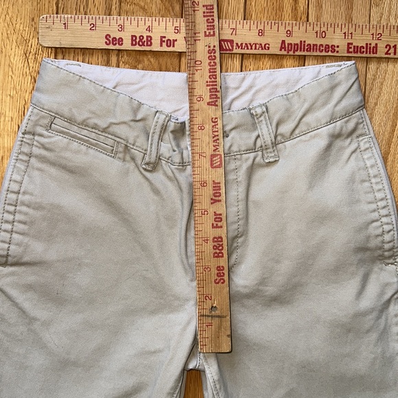 GAP classic khaki 100% cotton pants boys 10 slim with adjustable waist tabs - Picture 4 of 15